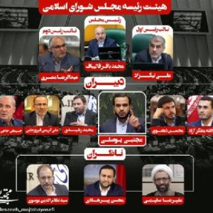 ترکیب هیات رئیسه اجلاسیه دوم مجلس یازدهم
