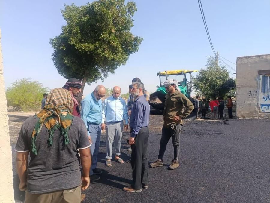 آسفالت معابر روستای ایستگاه خسروی غیزانیه